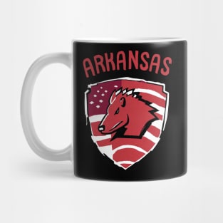 Arkansas Football Spring Game American Football Soccer Player Mug